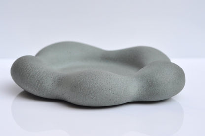 Modern minimalist flower shape concrete decor